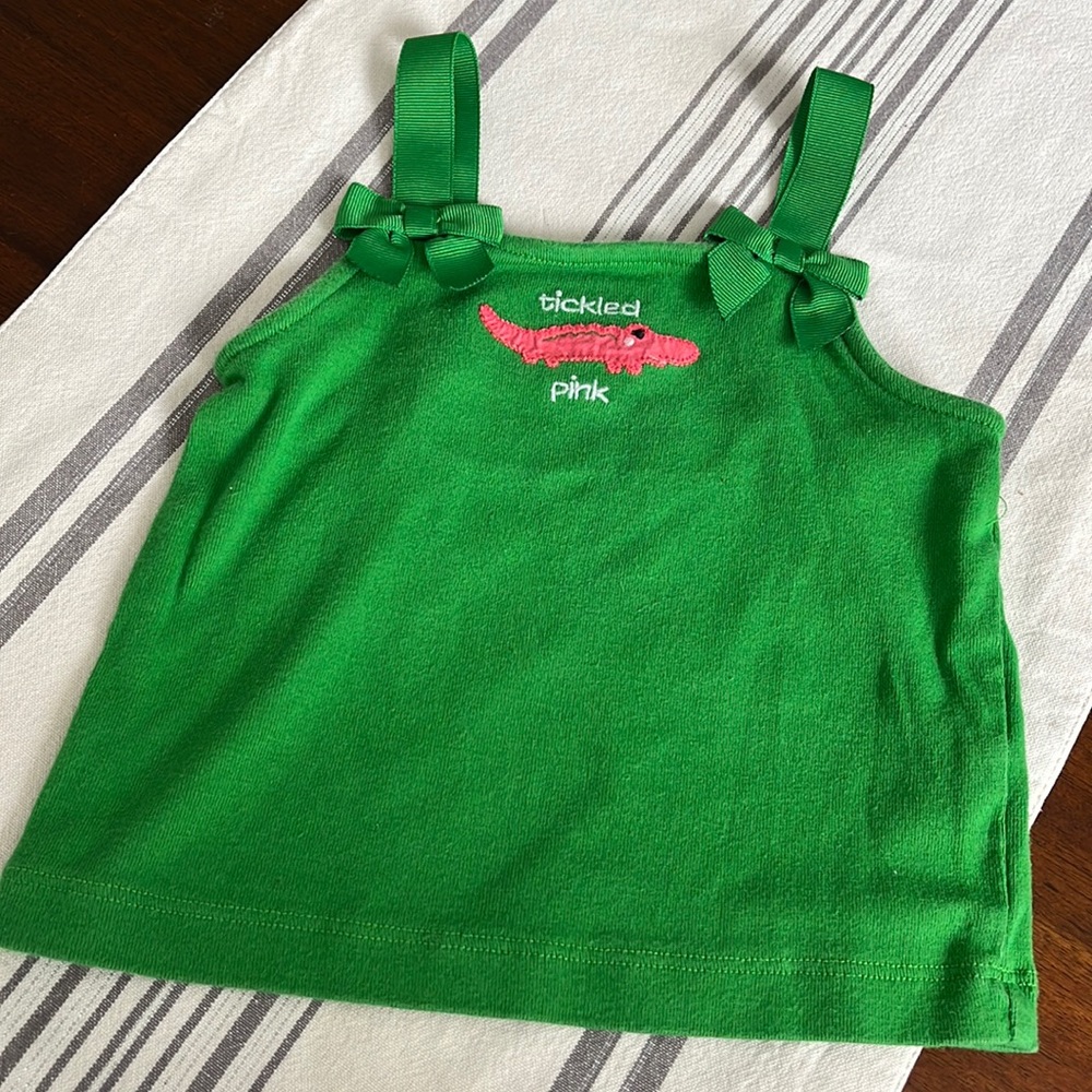 Gymboree Green Alligator Strap Shirt